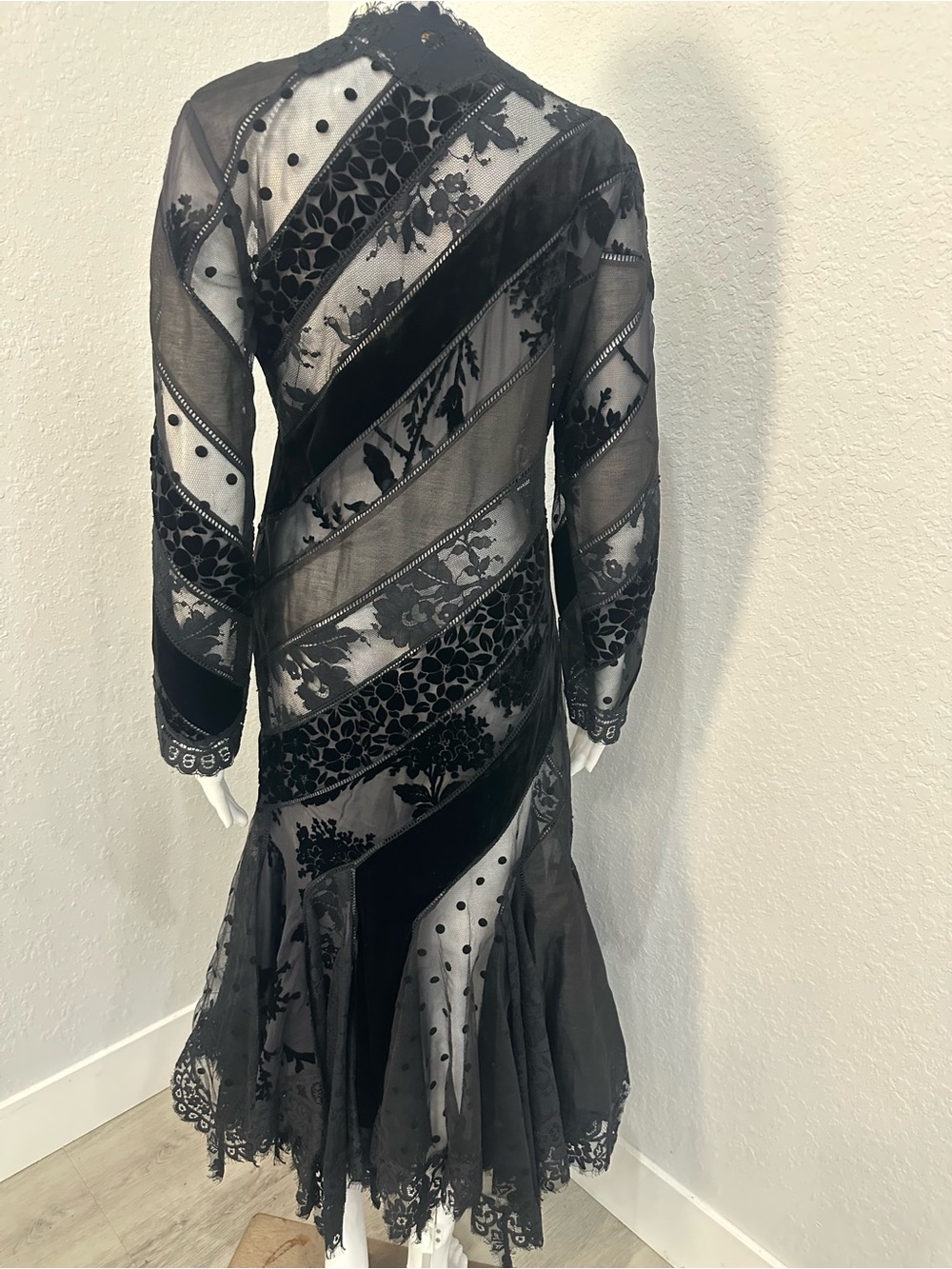 Authentic Zimmermann Lace Print Long Dress size 2 - Picture 6 of 11